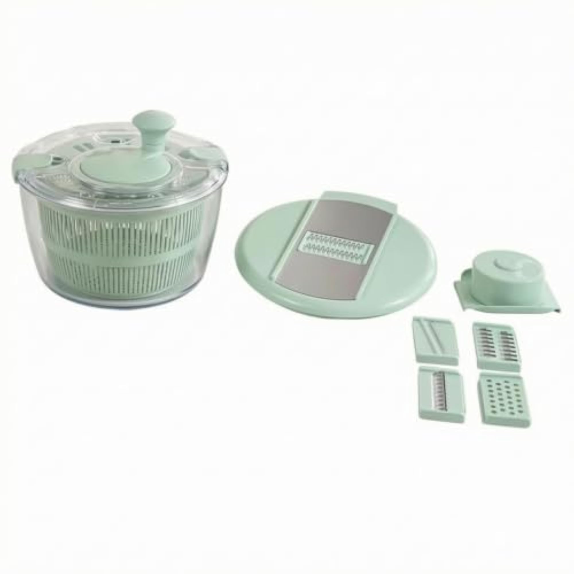 Salad Salad Dryer with Glass Bowl Ergonomic Manual